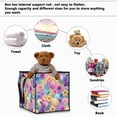 thumbnail image 6 of Collapsible Storage Basket Laundry Hamper Portable Organizer Bin For Home Storage Easter Pattern, 6 of 7