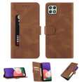 thumbnail image 1 of Wallet Case for Galaxy A22 5G Credit Card Holder, Retro Design Magnetic Clasp PU Leather &  Soft TPU interior Folio Kickstand Durable Cover For Samsung Galaxy A22 5G,
Brown, 1 of 13