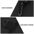 thumbnail image 3 of HEANUJJ Puppy Front Seat Cover Black Polyester Liquid Protection 1Set, 3 of 7