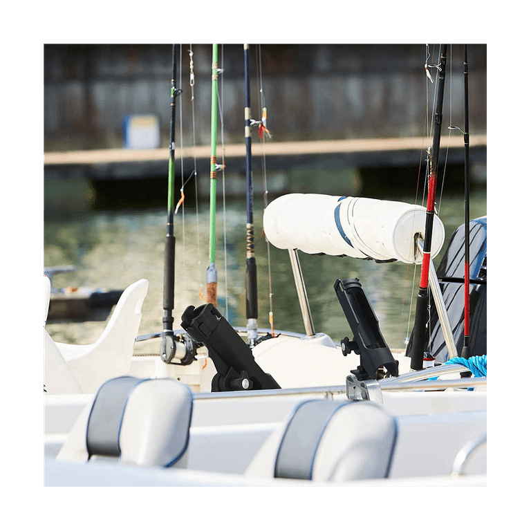 3 Pcs Fishing Boat Rods Holder 360 Degree Adjustable Folding Fishing Pole  Holders Stand for Kayak Canoe Dock