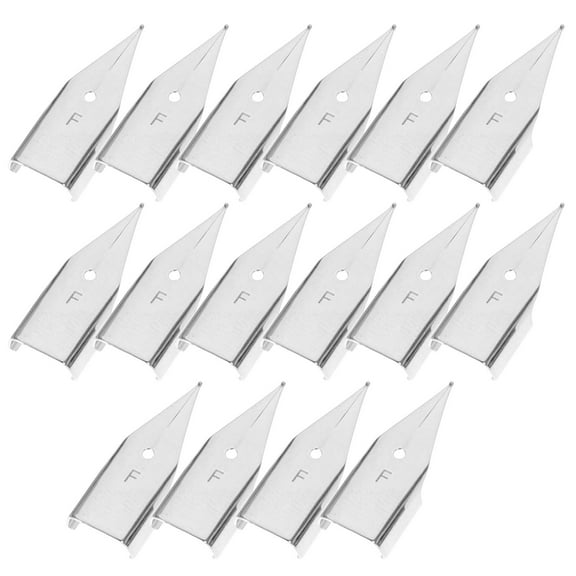 Luxshiny 20-Pack Metal Nibs Set, Steel Pen Tips for Artists, , Office and Craft Use