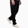 thumbnail image 4 of COOPLUS Mens Wide Leg Sweatpants with Pockets Mens Work Pants Track Cargo Pants for Men Size S M L XL XXL, 4 of 9