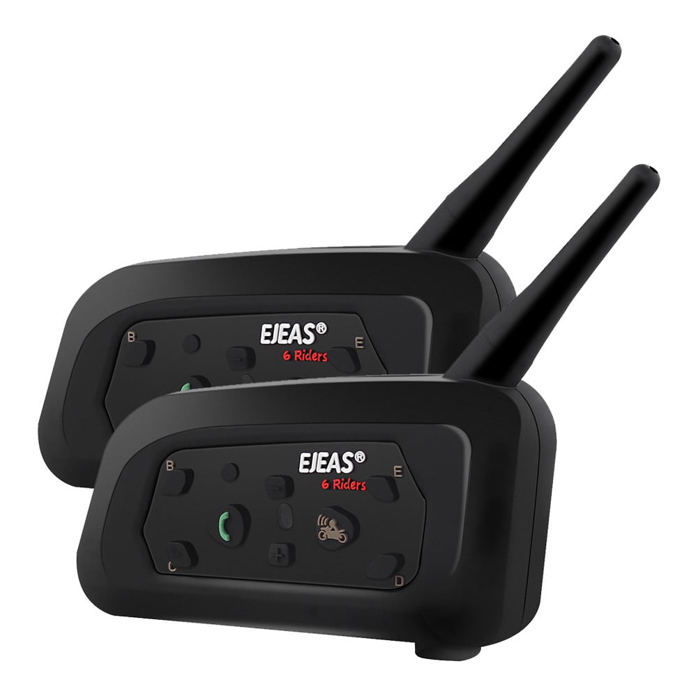 EJEAS V6 PRO Bluetooth Intercom Headset with 1200M BT Interphone  Communicator 