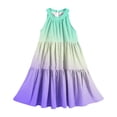 thumbnail image 4 of Robes d'Été Décontractées Robe d'Été Décontractée Filles Col Rond Sans Manches Robe Patchwork Robe Ludique Confortable Robe d'Été Décontractée Robes d'Été Mignonnes Robes d'Été Filles Robes d'Été, 4 of 6