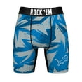 thumbnail image 2 of Men's Rock Em Socks  Blue Detroit Lions Game Paint Boxer Briefs, 2 of 3