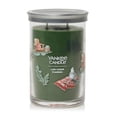 thumbnail image 3 of Yankee Candle Signature Large 2-Wick Candle, Log Cabin Flannel, 20 oz, 3 of 8