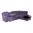 thumbnail image 2 of Legend Vansen 111.4'' Comfortable Recliner Sectional Storage Sofa in Thistle, 2 of 7