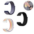 thumbnail image 2 of Paquete de 3 correas de nailon de repuesto para reloj con gancho transpirable, compatibles con Samsung Watch, elásticas deportivas trenzadas ajustables, 2 of 8