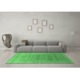 thumbnail image 3 of Ahgly Company Indoor Rectangle Oriental Emerald Green Industrial Area Rugs, 2' x 5', 3 of 4