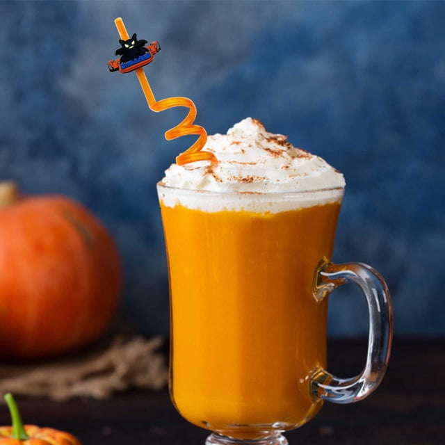 New Crazy Halloween Popular Straws Birthday Party Children's Straws Reusable Straws