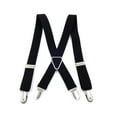 thumbnail image 2 of Hefilesy Suspender Pants Strap with 4 Grippers Photography Adults Elastic Crossover Trousers Brace Belt Clip Banquet Wedding Business Black, 2 of 6