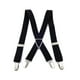 thumbnail image 5 of Suspender Qarigey Pantalones Correa Ajustable Elástico Clip de cinturón Negro 2piezas, 5 of 6