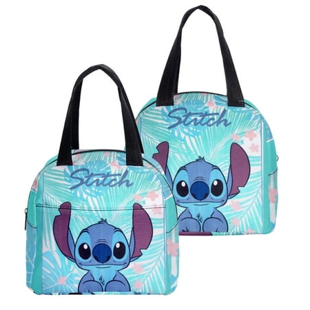 

New Stitch Lunch Bag for Kids Women Portable Lunch bag Student Anime Functional Lunchbags Food Insulation bag