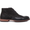 thumbnail image 2 of JUSTINREESS Bruno Men's Lace Up Leather Boots With Side Zip In Black Size 10, 2 of 6