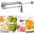 thumbnail image 3 of Pistola de Acero Inoxidable Cookie Press con 20 Discos para Hornear, Kit para Hacer Galletas Spritz, 3 of 9