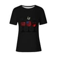 thumbnail image 4 of Simua Womens Summer Casual Short Sleeve Tops Patriotic T-Shirt 4th of July Shirt Fashion Printed Shirt, 4 of 4