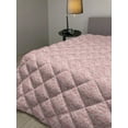 thumbnail image 2 of Coral Down Alternative Comforter, Peonies English Roses Victorian Bouquet Corsage Blossoms Flourish, Microfiber Quilt for All Season, 5 Sizes, Dark Coral Pale Pink, by Ambesonne, 2 of 3