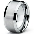 thumbnail image 2 of Metal Masters 10mm Mens Brushed Tungsten Carbide Wedding Band Ring Comfort-Fit, 2 of 7