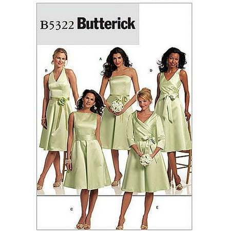 Butterick Misses' Dress And Sash-bb (8-1