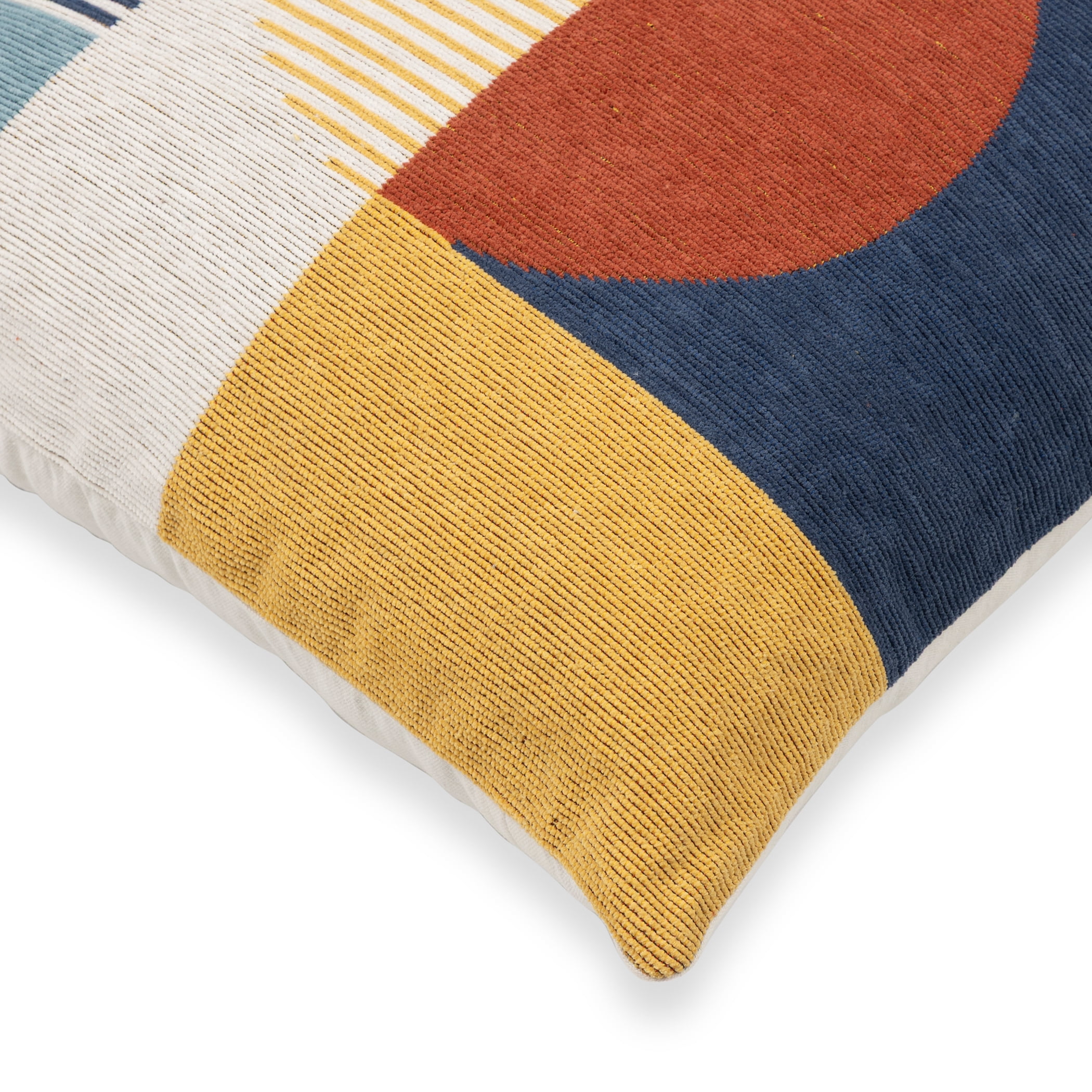 Mainstays Geo Multi Color Decorative Throw Pillow 18x18, Multi, Single