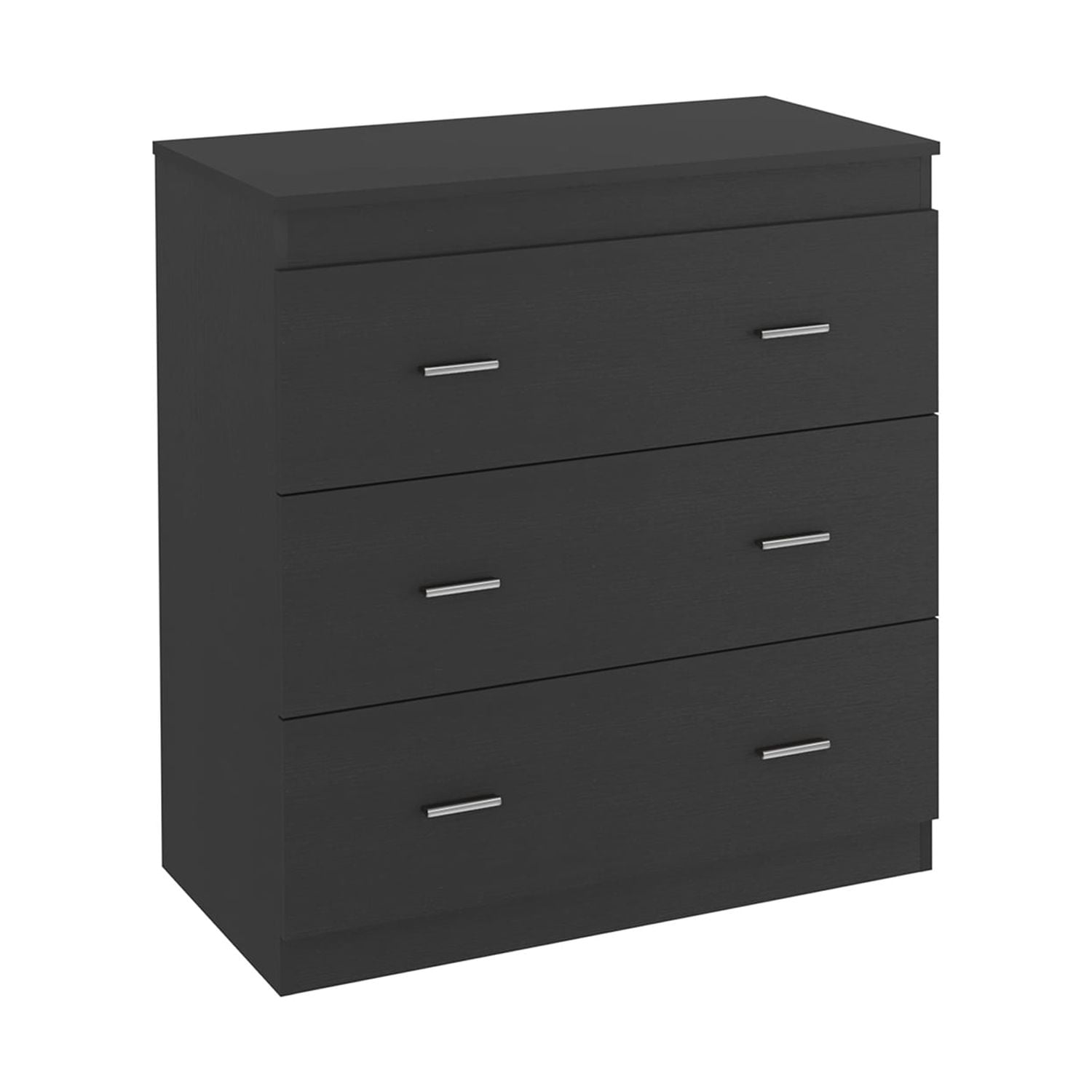 Kadyn Three Drawer Dresser Litress, Nursery Dresser with Metal Handles, Black Chest of Drawers for Bedroom,Storage Cabinet Kadyn Three Drawer Dresser Litress, Nursery Dresser with Metal Handles, Black Chest of Drawers for Bedroom,Storage Cabinet
