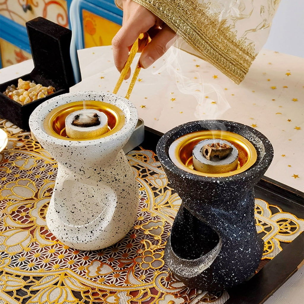 Oasiva Arabic Styles Resin Incenses Holder Fragrances Warmers For Cultural Event Setting
