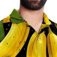 thumbnail image 5 of Banana Men's Casual Button Down Short Sleeve Printed Summer Beach Shirts, 5 of 6