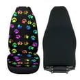 thumbnail image 4 of Uorisanigo Front Car Seat Protective Covers - Non-Slip Gradient Dog Paw Print Auto Seat Cover Universally Used for Cars, SUV Trucks - Washable Car Driver Seats Covers Accessories, 4 of 7