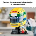 thumbnail image 5 of LEGO Editions Ayrton Senna Helmet - Building Set for Teens, Ages 14+ - Collectible F1 Display for Decor - Includes Signature Plaque & Driver Minifigure - Gift for Fans - 43024, 5 of 8