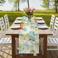 thumbnail image 4 of Table Runners 90 Inches Long Dress Scarves, Watercolor Forest Colorful Farmhouse Coffee/Dining/Kitchen Table Runner for Living Room, Abstract Art Modern Trees 13x90 Inch, 4 of 9