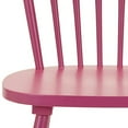 thumbnail image 4 of Safavieh Joslyn Oak  Dining Chair in Rasberry (Set Of 2), 4 of 5
