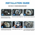 thumbnail image 2 of For Acura RSX 2004-2002 - 4PCS H1+H1 LED Headlight Bulbs Kit High+Low Beam 8000K, 2 of 5