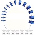 thumbnail image 2 of 26Pcs Nut And Bolt Thread-Checker Removable Nuts And Bolts Thread Size Inspector Identification Gauges With Oxide Coating, 2 of 7