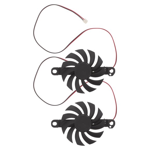 TEHAUX 2Ud Ventilador De Motor Sin Escobillas Para Cocina Inducción 18V Refrigeración Estable Negro