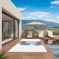 thumbnail image 2 of Navy Blue Coastal Outdoor Rug 3x5 Ft, Non Slip Washable Area Rug, Summer Beach Nautical Shell Starfish Patio Rugs Carpet Runner, Large Floor Mat for Indoor/Outdoor Deck Porch Camping, 2 of 8