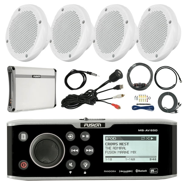 Fusion 650 Series Marine Entertainment System with DVD/CD Player