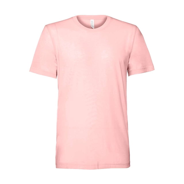 BELLA+CANVAS T-Shirt Unisexe Col Rond Triblend Manches Courtes, TP, Triblend Rose