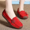 thumbnail image 4 of Sngxgn Women's Casual Flat Shoes for Women Ladies(Red,41), 4 of 7
