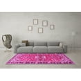 thumbnail image 3 of Ahgly Company Indoor Square Persian Pink Traditional Area Rugs, 5' Square, 3 of 4