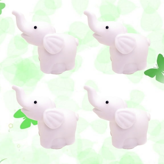 GAXIRE LED Elephant Night Light with Color Changing Feature, Battery Operated Desk Lamp for Bedroom, Kids Room, Home Decor