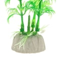 thumbnail image 5 of Unique Bargains 2 Pcs Aquarium Artificial Plant Plastic for Goldfish Tank Decor Green, 5 of 7