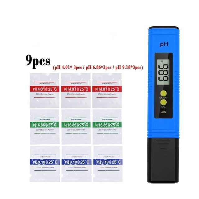 0.01 PH High Precision Water Quality Tester Digital LCD PH Meter uring Ran PH Test Pen Suitable for Swimming Pool Aquarium ,Upgraded Testing Structure