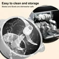thumbnail image 4 of Electric Food Processor, 12 Cup Stainless Steel Bowl, FiveBox 2-Speed Food Chopper Electric Meat Grinder with Bi-Level Blades, Stainless Steel Mincer for Baby Food, Meat, Onion, Vegetables, Salad, 4 of 7