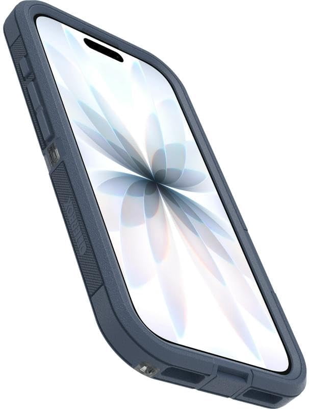 OtterBox iPhone 17 (Only) Bundle: Defender Series XT Case & Screen Protector - Baby Blue Jeans (Clear/Blue) - Snaps on MagSafe - Tough - Rugged & Durable - Non-Retail Packaging
