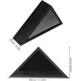 thumbnail image 2 of TEHAUX Triangle Flag Holder Frame, Small Wooden Folded Flag Display Case, Storage Box Wall Mounted or Stand Display Box for Home Office Decoration, 2 of 8