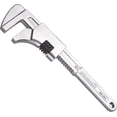 thumbnail image 1 of Llave de cremallera - 105.230 - Gran apertura 60 mm - Longitud 230 mm - Llave robusta - Para trabajos pesados - Llave fontanero, construcción, agricultura, obras de construcción - Cromo satinado, 1 of 2