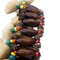 thumbnail image 3 of Yeacher Handmade Nuts Shell Bracelet Handbell for Djembe African Drum Conga Percussion Accessories, 3 of 8