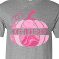 thumbnail image 4 of Inktastic Hope Fight Cure Pink Breast Cancer Awareness Pumpkin T-Shirt, 4 of 5