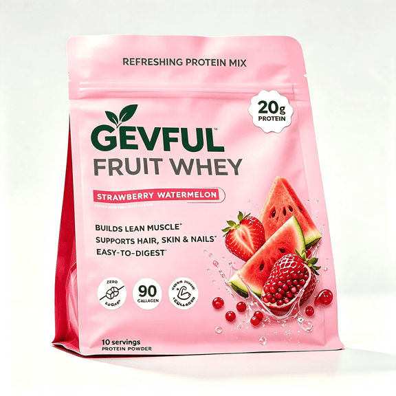 Clear Fruit Whey Protein Powder For Women Skin Hair Nail Support Easy Digestion Fitness Drink Mix