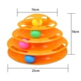 thumbnail image 4 of Divertidos Juguetes Interactivos Para Gatos, Tocadiscos De 4 Capas, Juguete Para Atrapar Gatos, Juego De Pelota, Torre De 4 Niveles, Pistas, Juguete Para Gatos Cateissary PT001508-01, 4 of 6